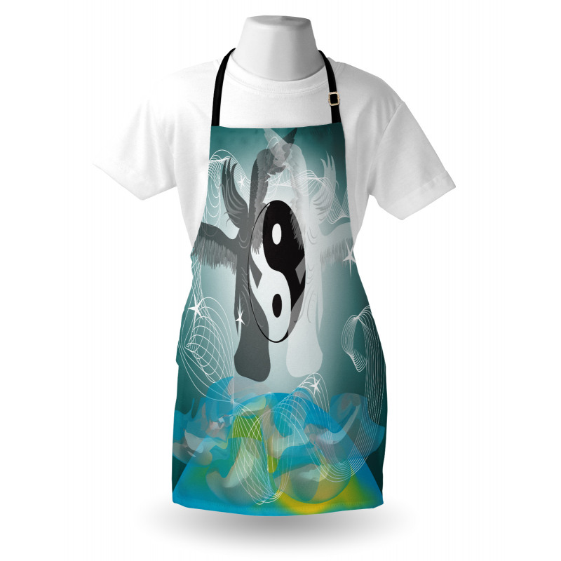 Flying Angel Abstract Art Apron