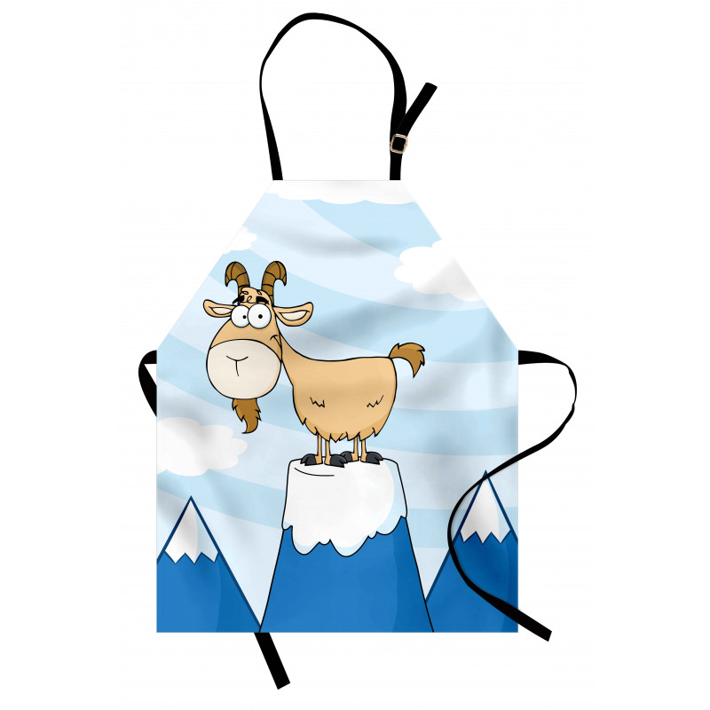 Doodle Goat Mountain Pick Apron