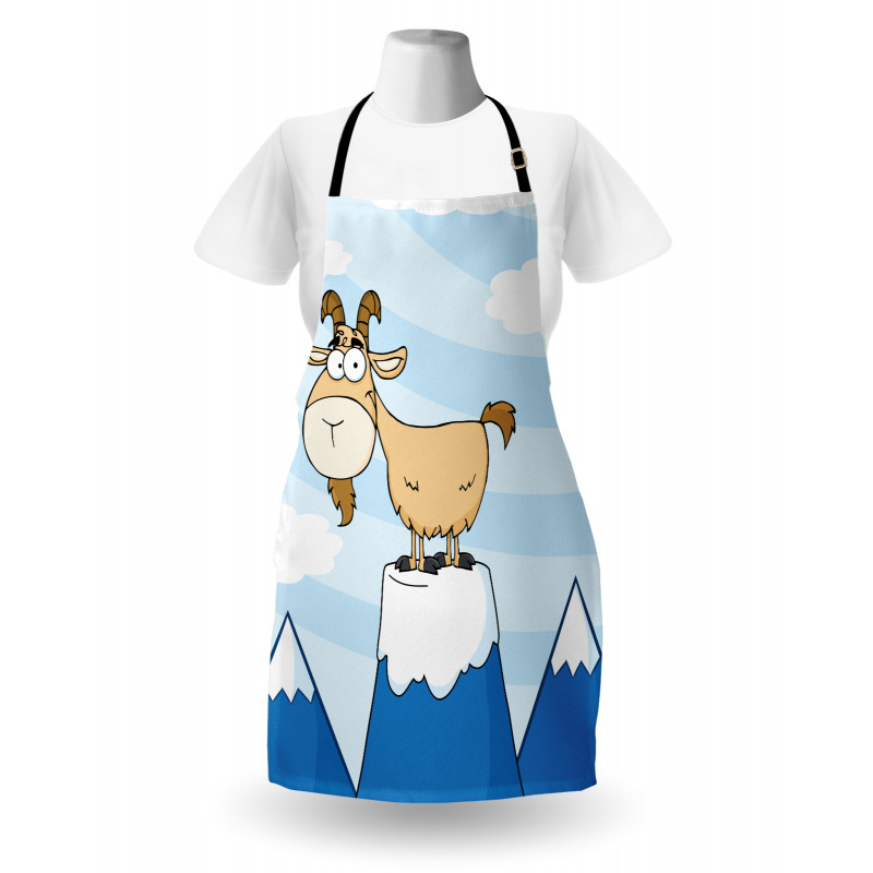 Doodle Goat Mountain Pick Apron