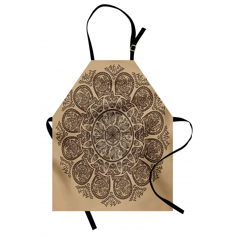 Flower Leaves Stems Apron