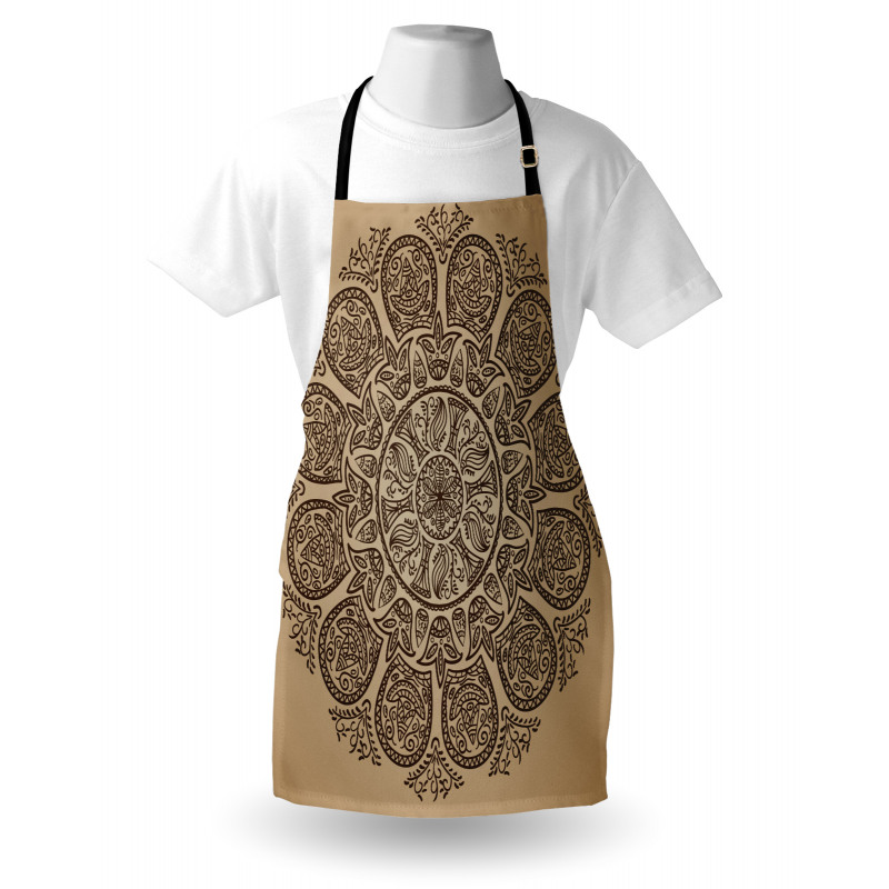 Flower Leaves Stems Apron