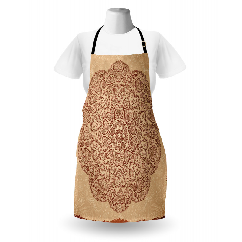 Circular Hearts Apron