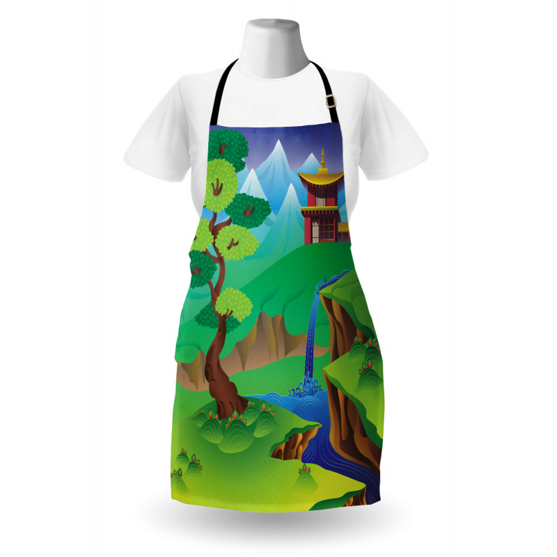 Cartoon Chinese Forest Apron