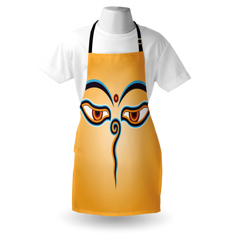 Ancient Figure with Eyes Apron