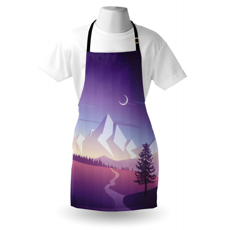 Mountain Scenery Apron