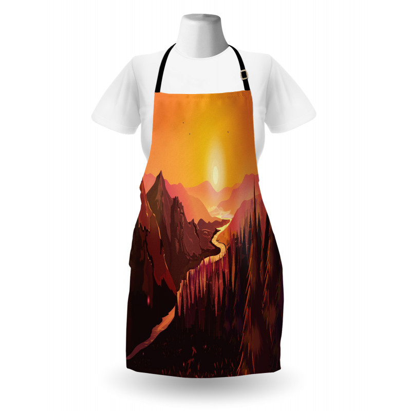 Forest Idyllic Morning Apron