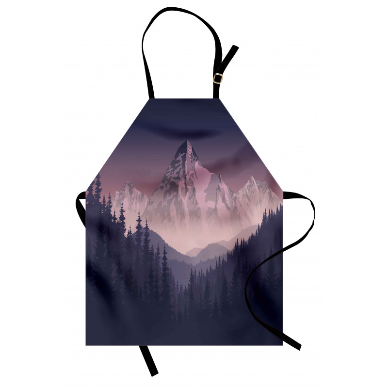 Foggy Mountain Range Apron