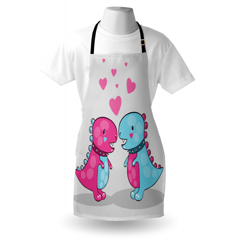 Lover Couple Hearts Apron