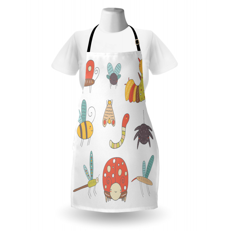 Nursery Doodle Bugs Apron