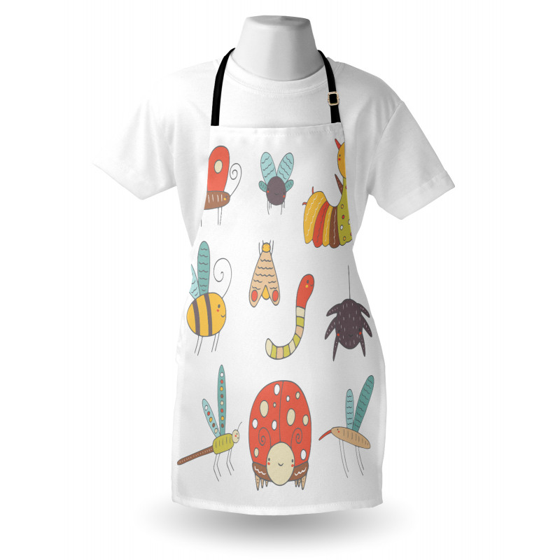 Nursery Doodle Bugs Apron