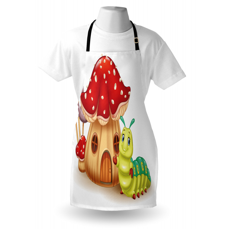 Mushroom House Bug Apron