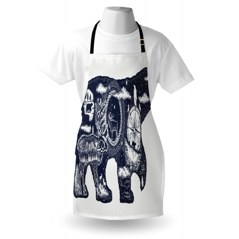 Boho Animal Wildlife Apron