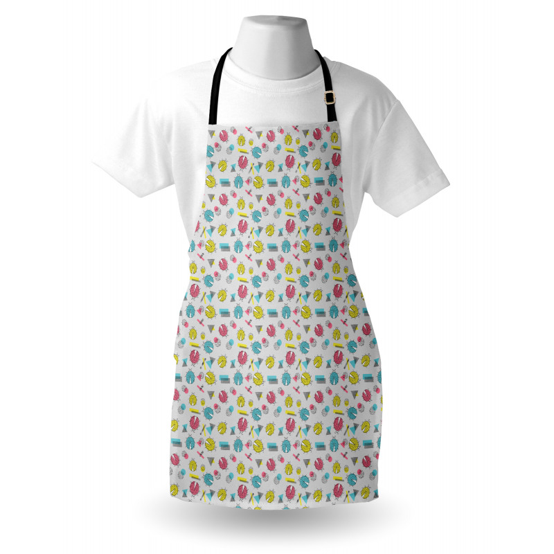 Lines Triangles Bugs Apron