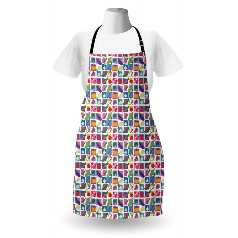 Colorful Vegan Food Apron