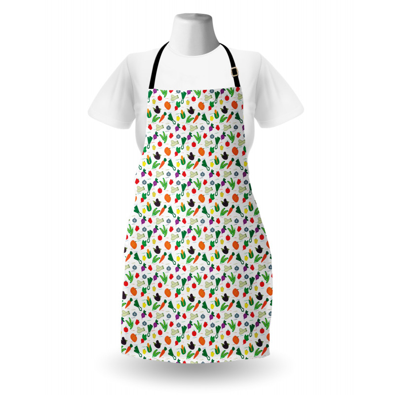 Zucchini Peppers Apron