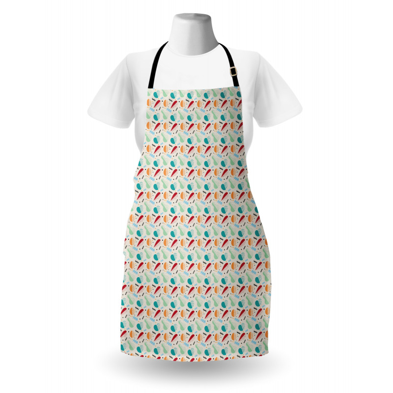 Abstract Fruit Pattern Apron