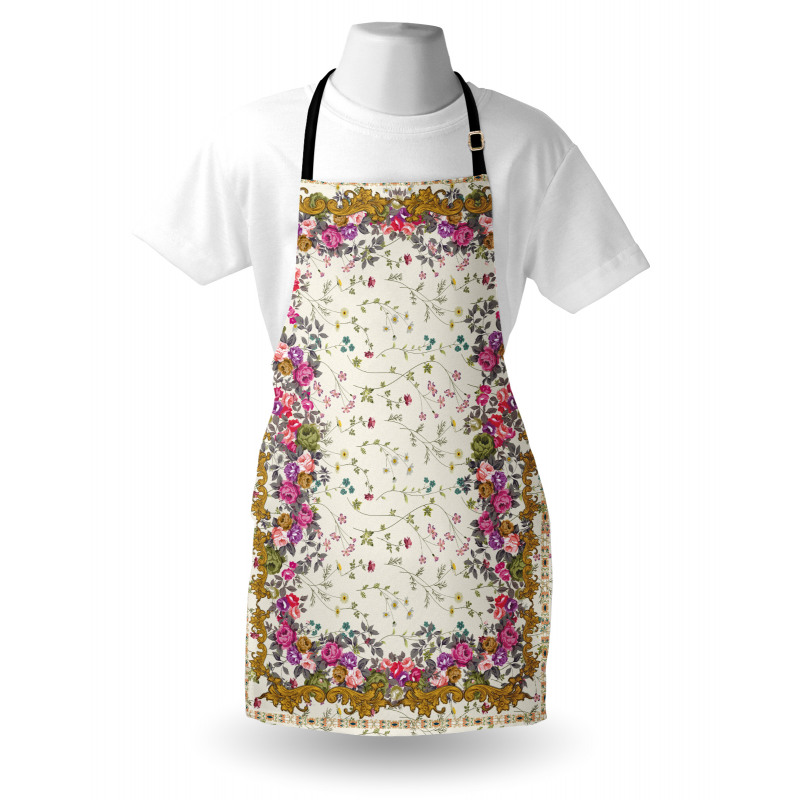 Spring Love Colorful Roses Apron