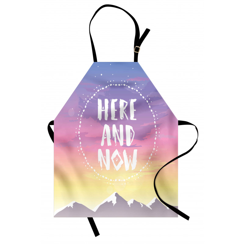 Mountains and Dreamy Sky Apron