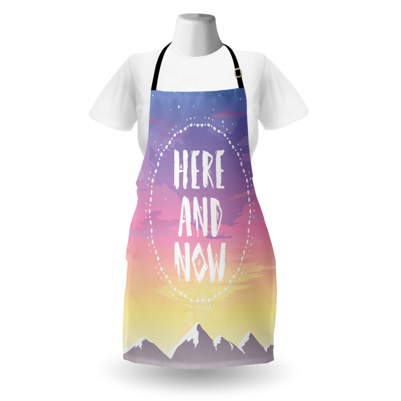 Mountains and Dreamy Sky Apron