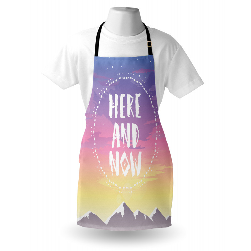Mountains and Dreamy Sky Apron