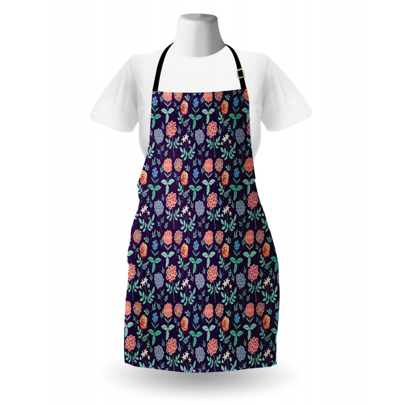 Spring Foliage Jasmines Apron