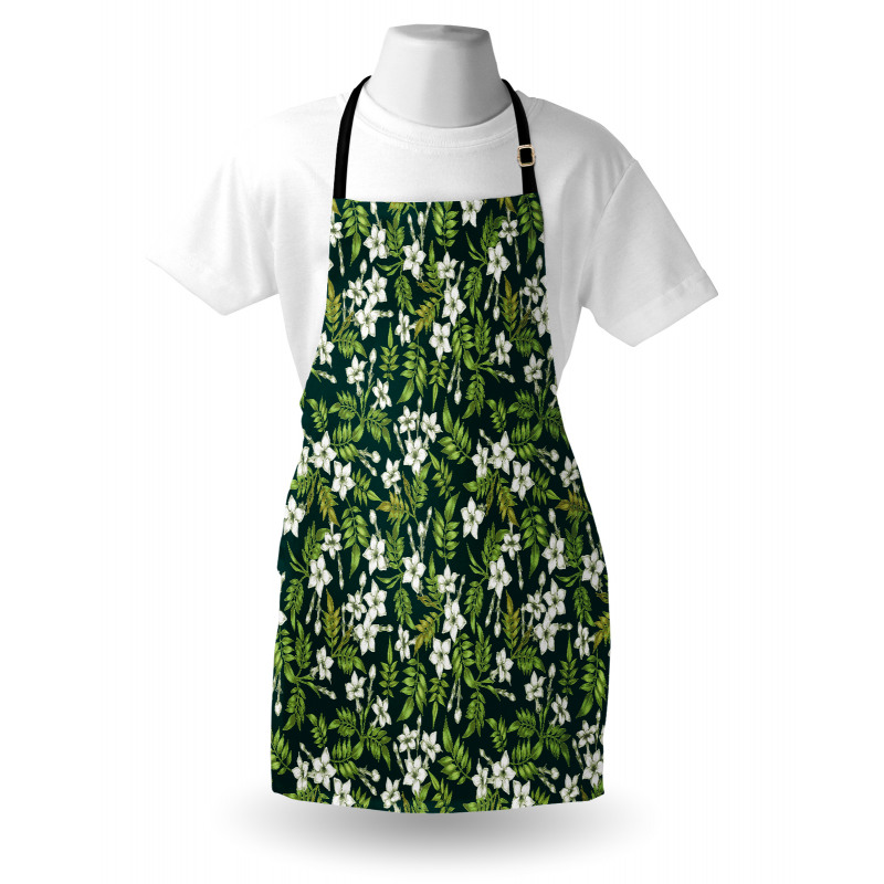 Awakening Floral Buds Apron