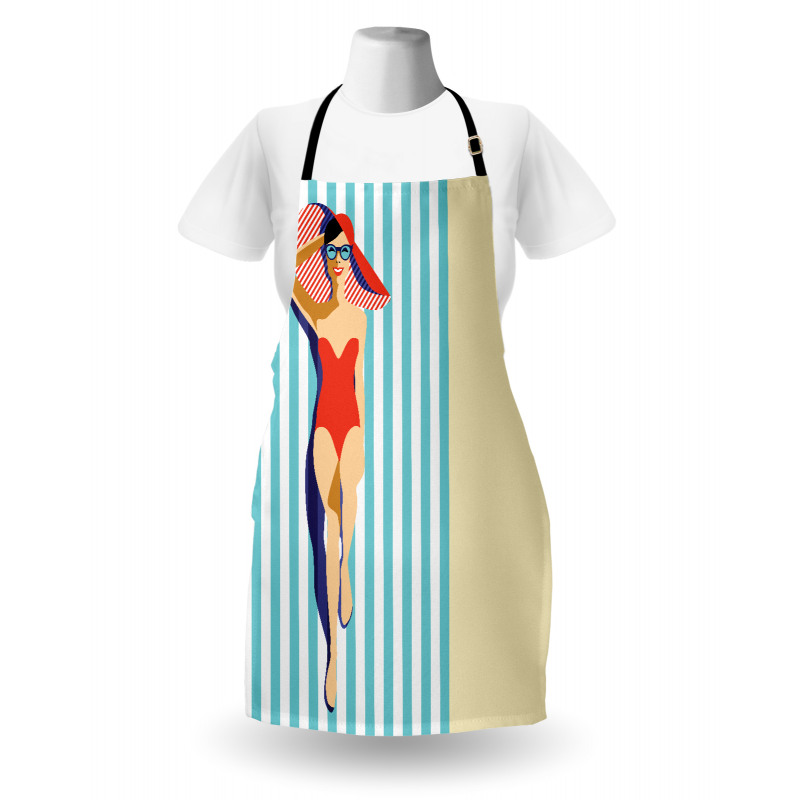 Sunbathing Beach Apron