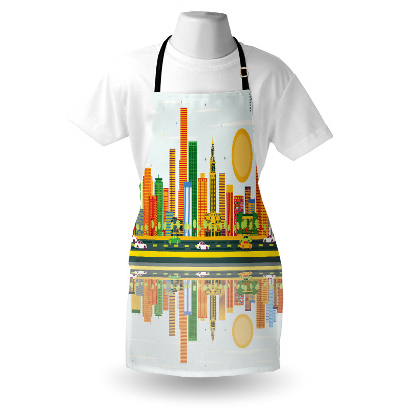 American City Skyline Apron