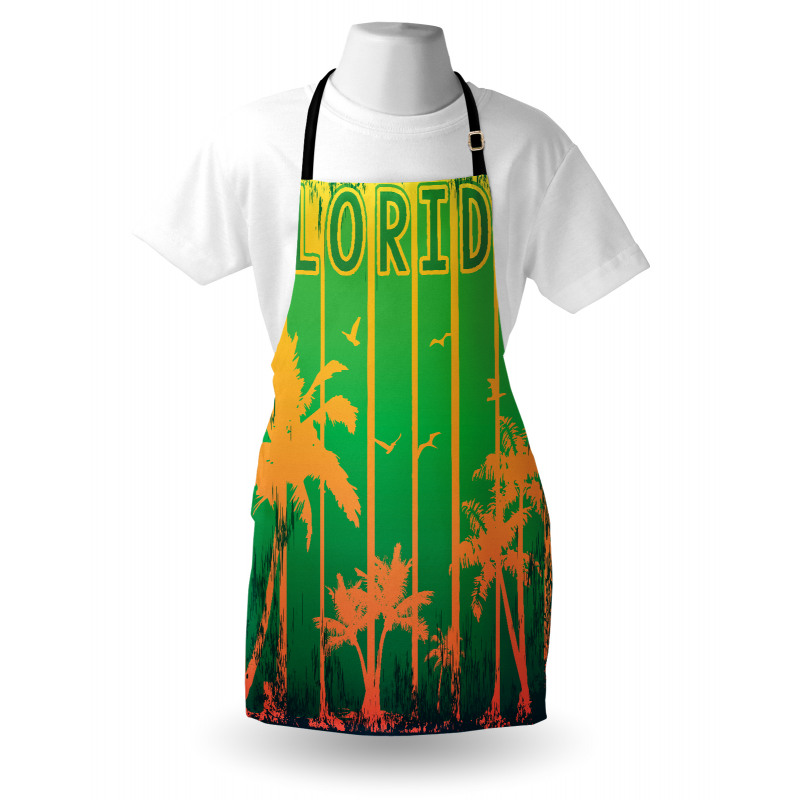 Beach Trees Green Old Apron