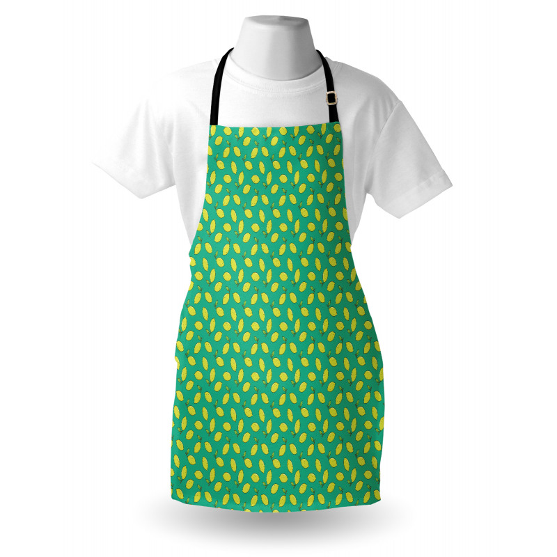 Yellow Lemon with Leaf Apron