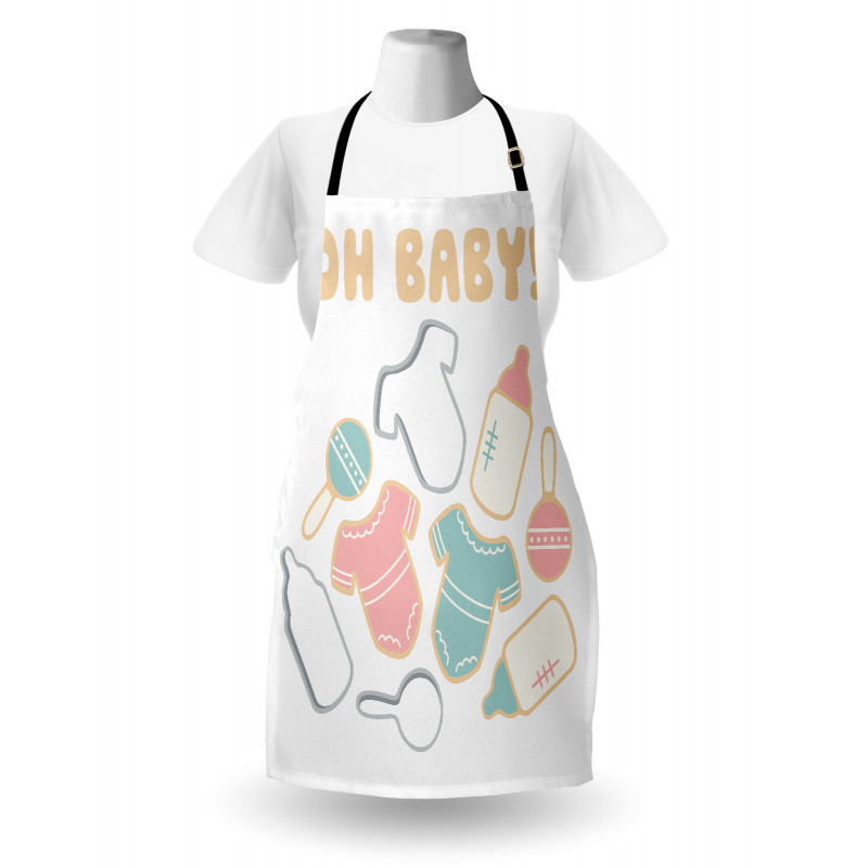 Newborn Infant Bodysuit Apron