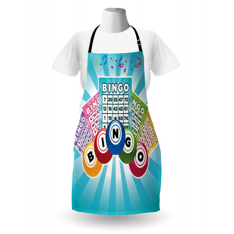 Colorful Cards Balls Apron