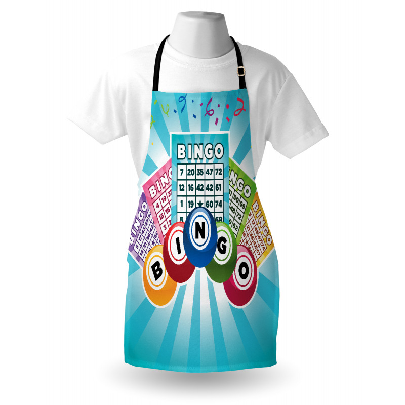 Colorful Cards Balls Apron