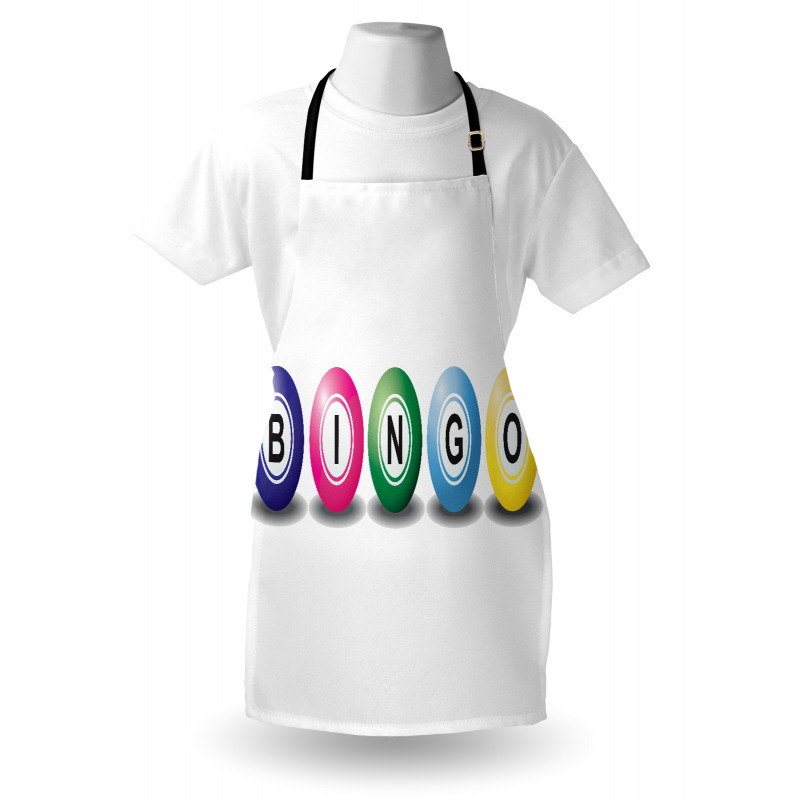 3D Style Colorful Balls Apron