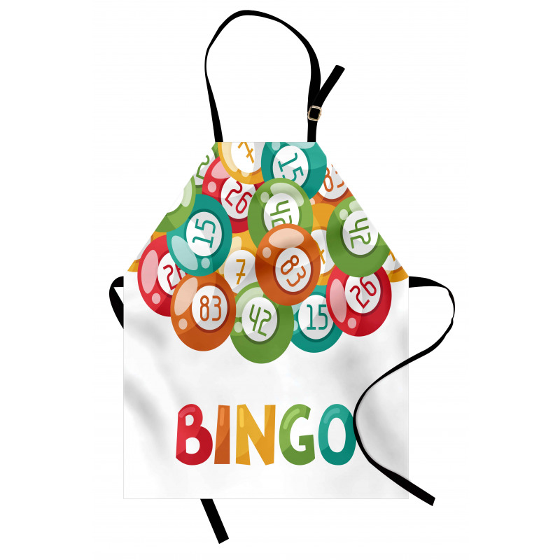 Lottery Game with Balls Apron