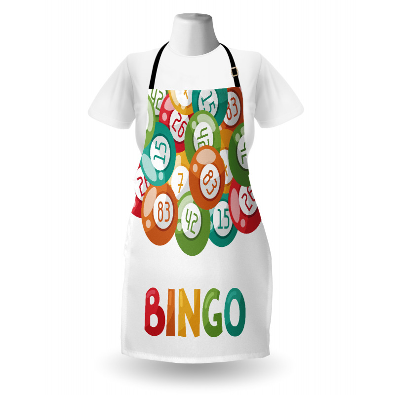 Lottery Game with Balls Apron