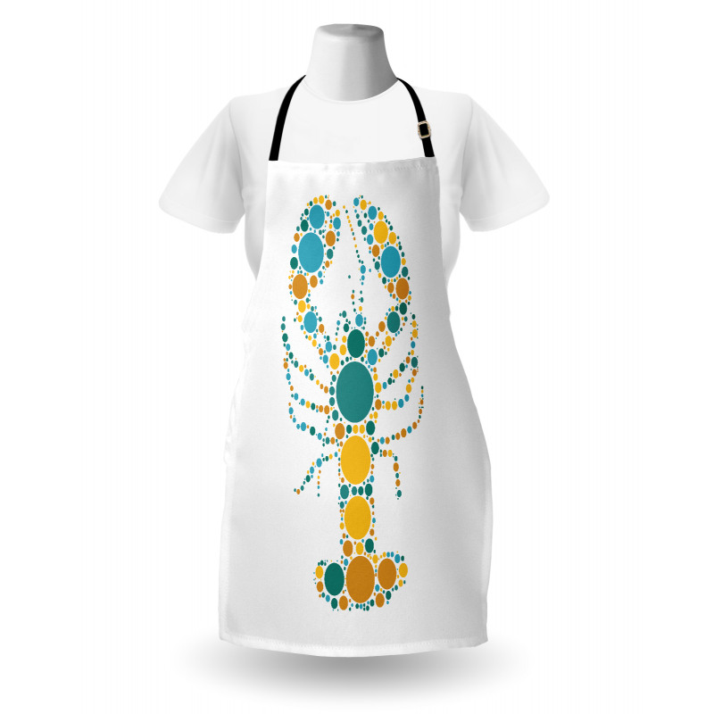 Pointillist Colorful Apron