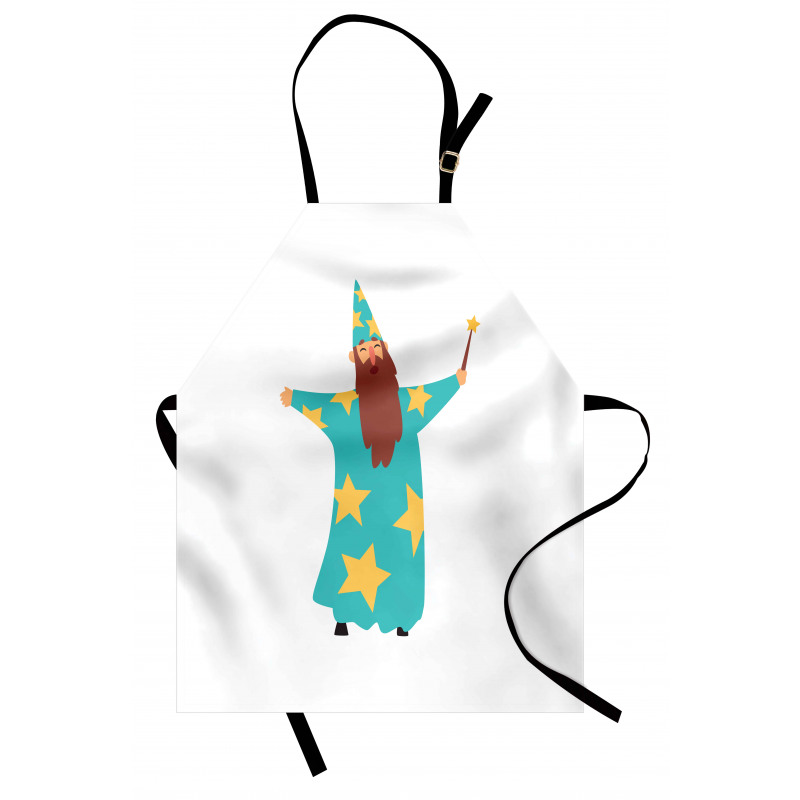 Cheerful Magician Book Apron