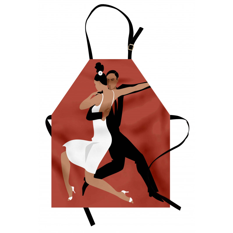 Latin Couple Dancing Apron