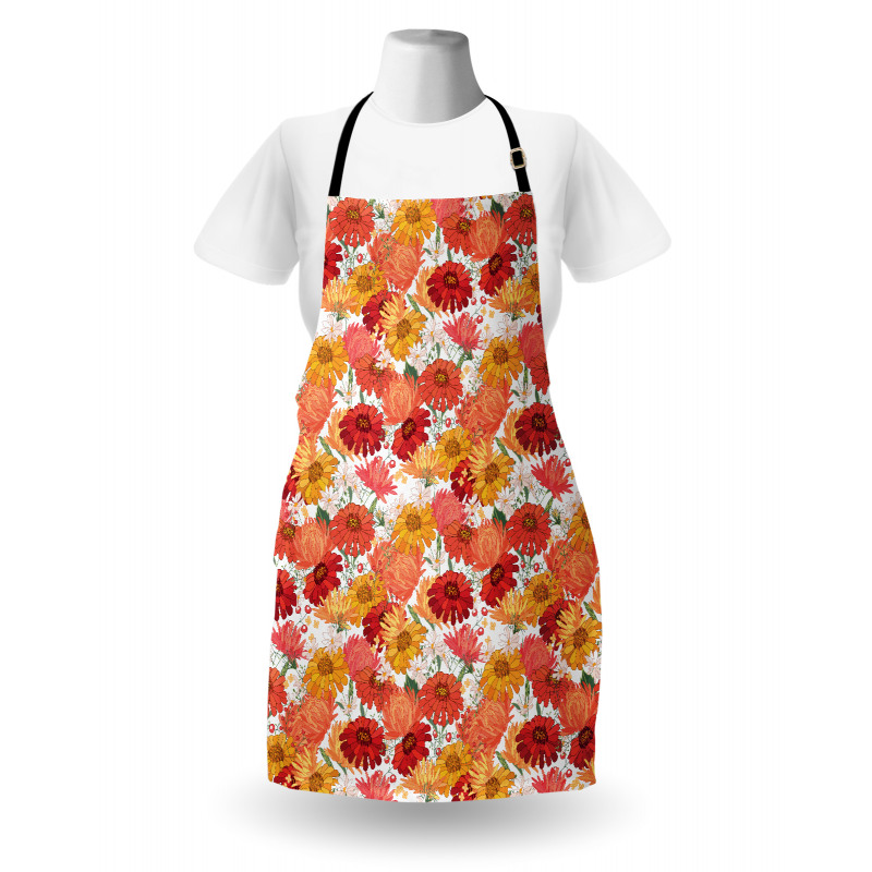 Spring Revival Blooms Apron