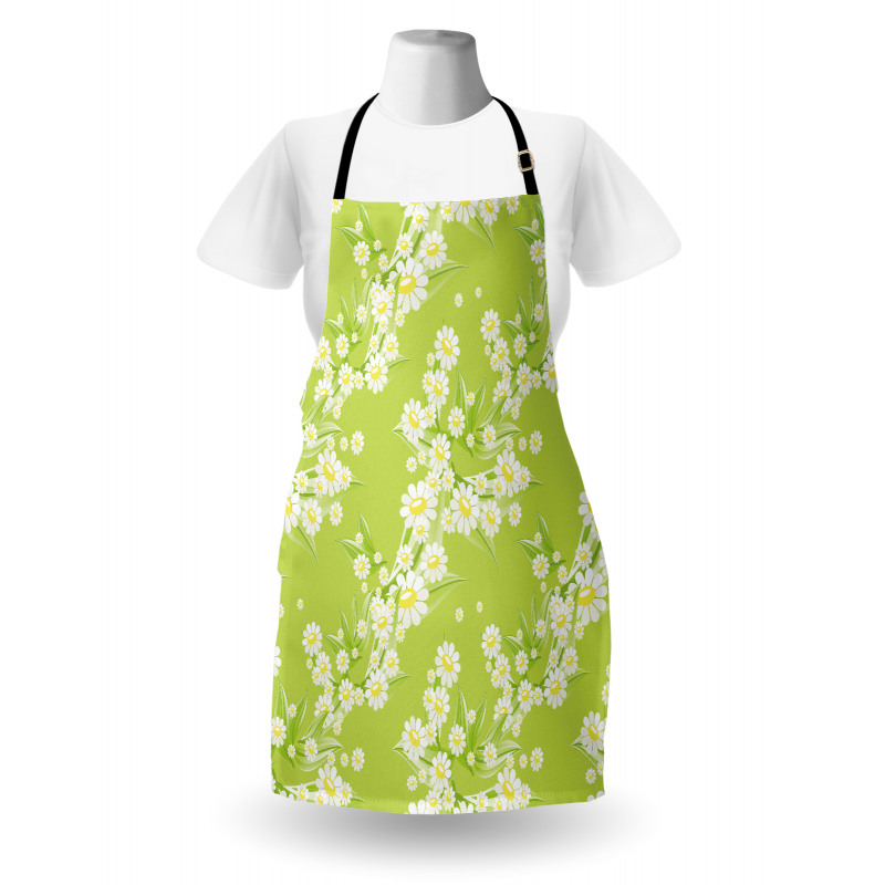 Fresh Green Springtime Apron