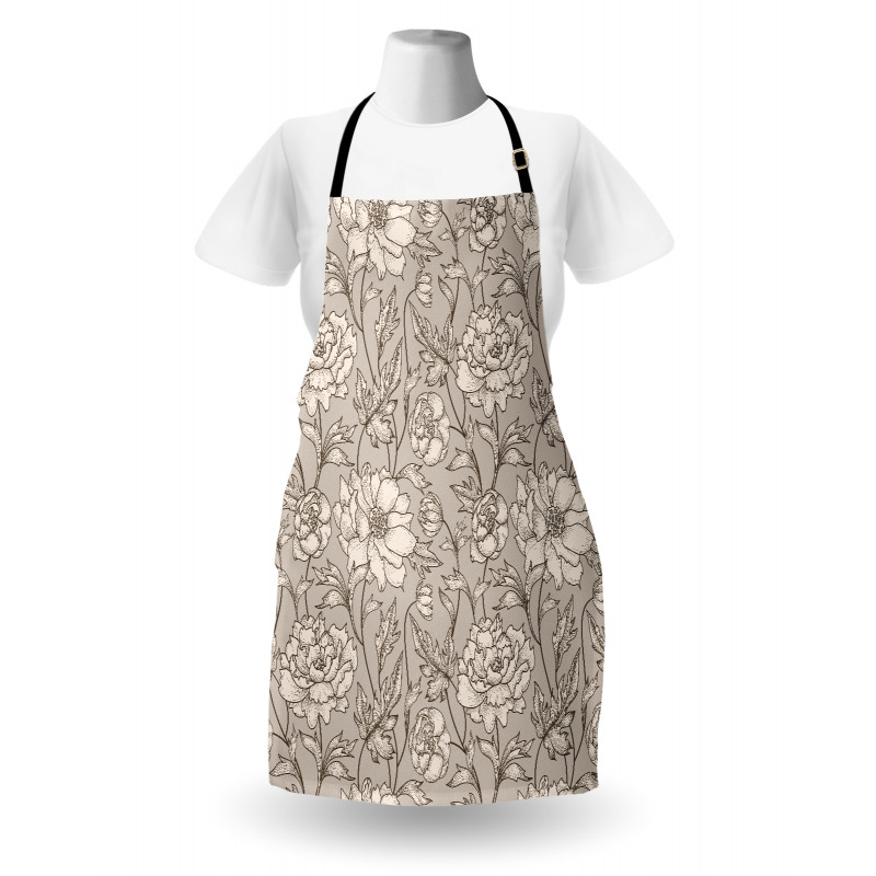 Classical Flower Petals Apron