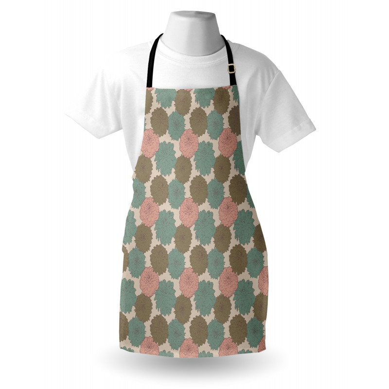 Nostalgic Big Blossoms Apron