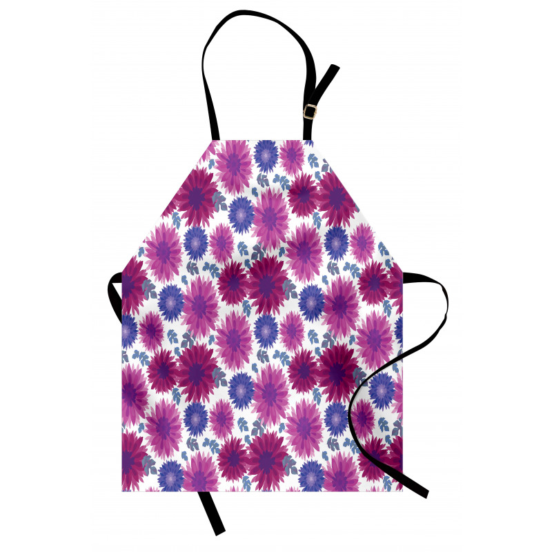 Blooming Fall Flowers Apron