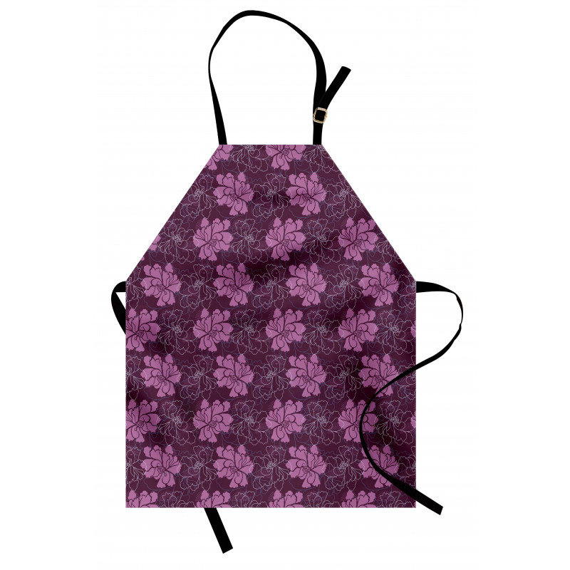 Botanical Petal Pattern Apron