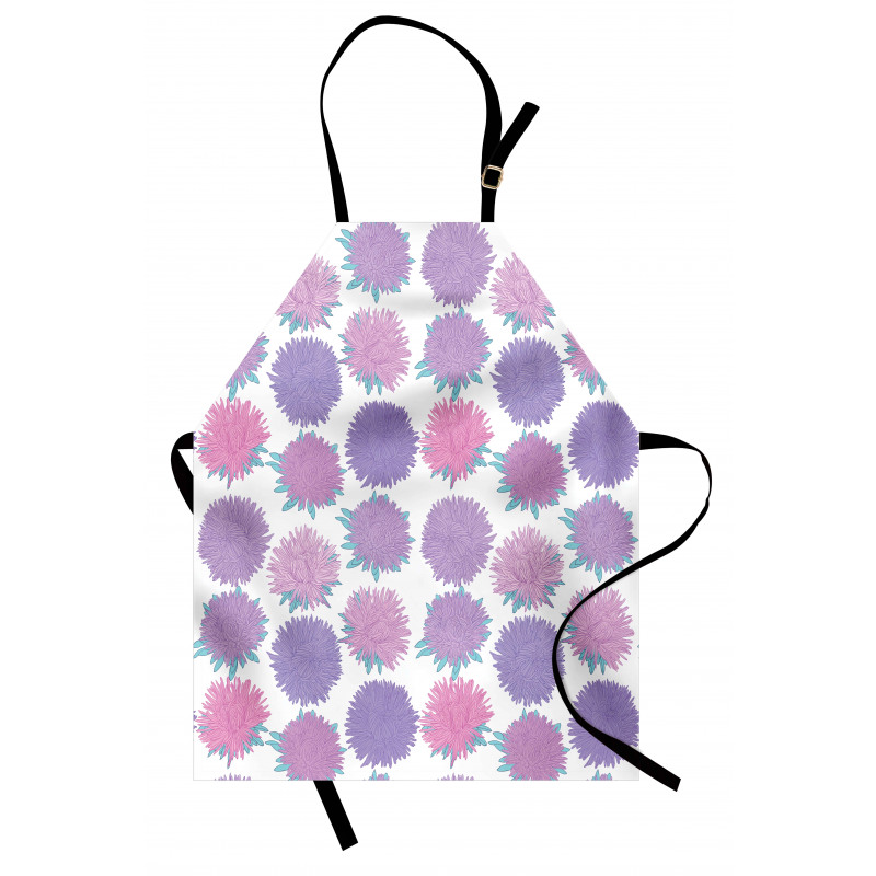 Detailed Flower Pattern Apron