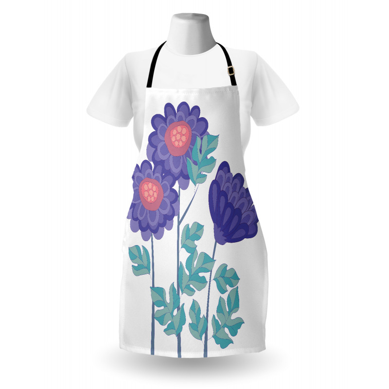 Ornamental Flower Bouquet Apron