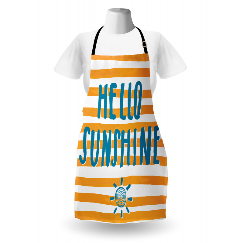 Words Stripes Apron