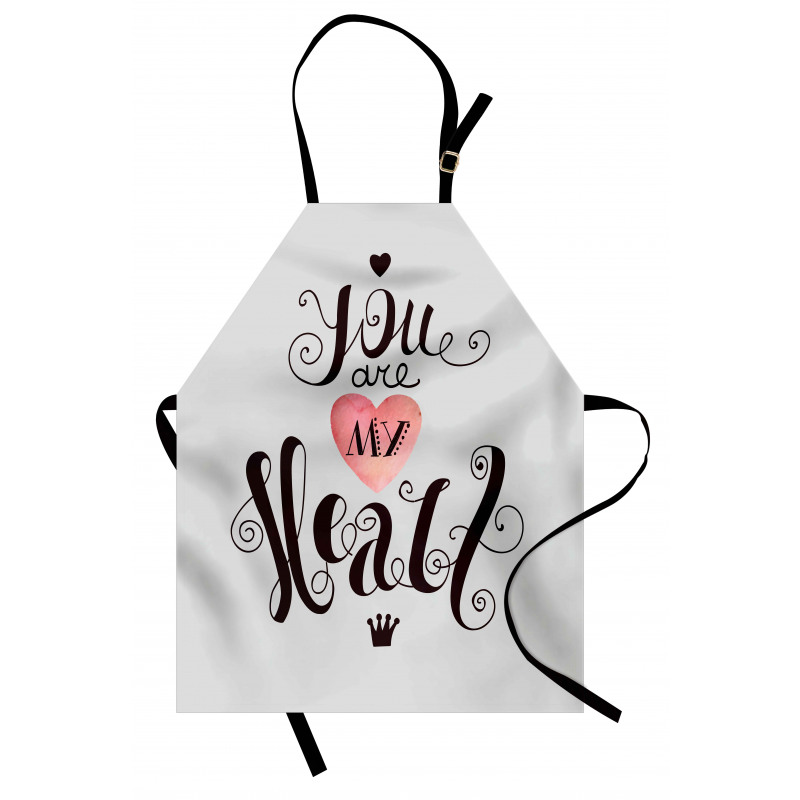 You are My Heart Phrase Apron