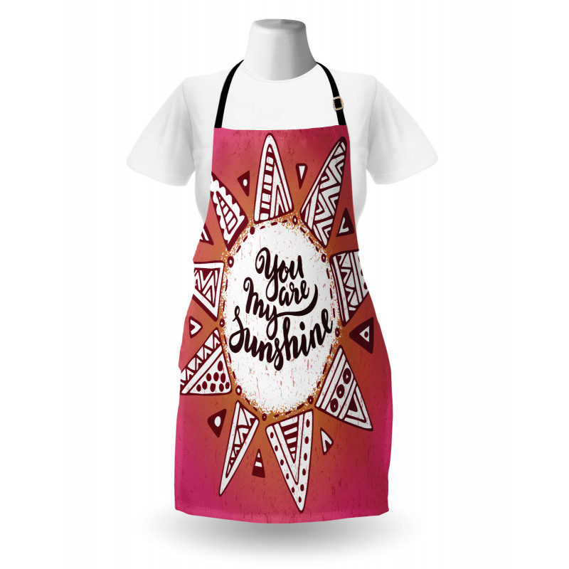 Sun Motif Apron